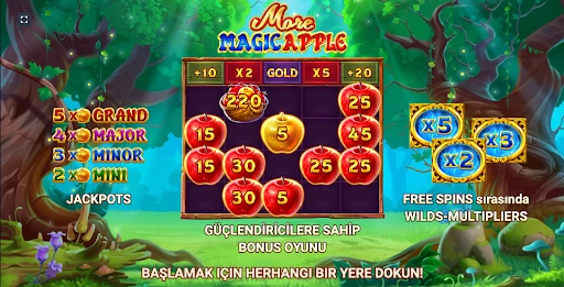 More Magic Apple slotu — detaylı inceleme ve parayla oynama